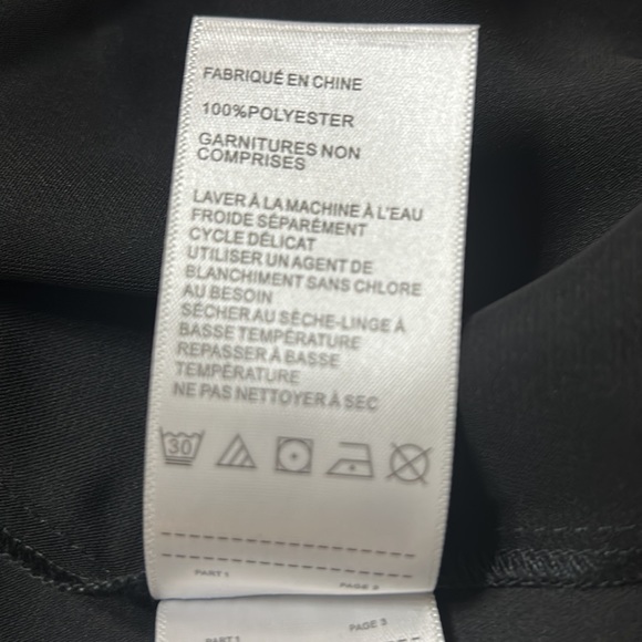 Laundry by Shelli Segal Black Blouse M - Picture 8 of 8